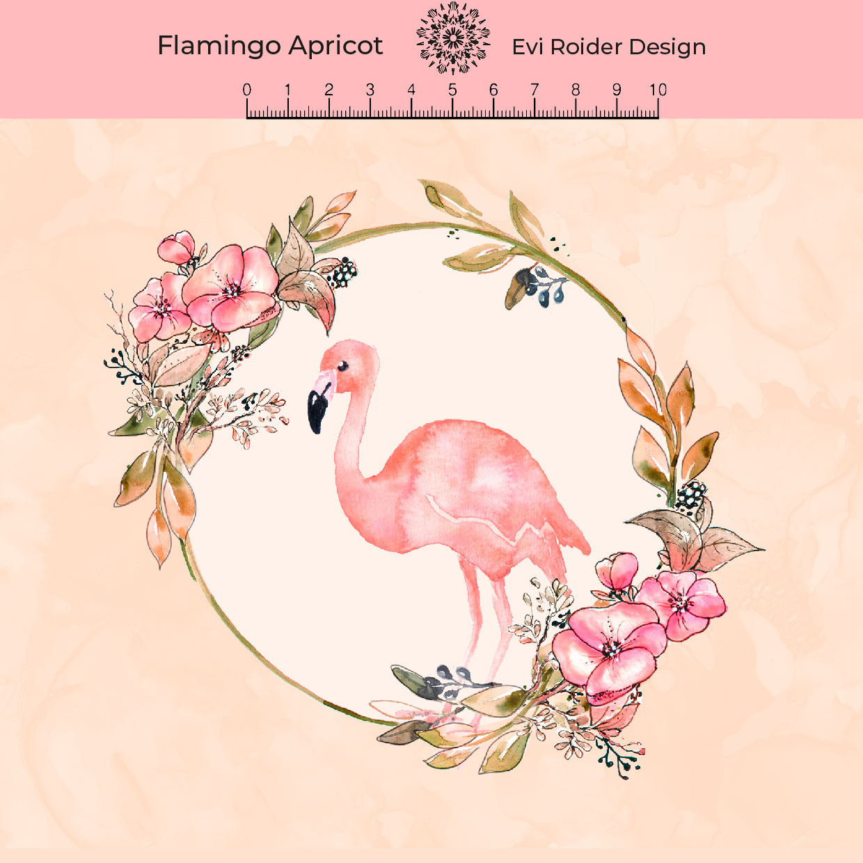 1,0 m Panel Flamingo Apricot