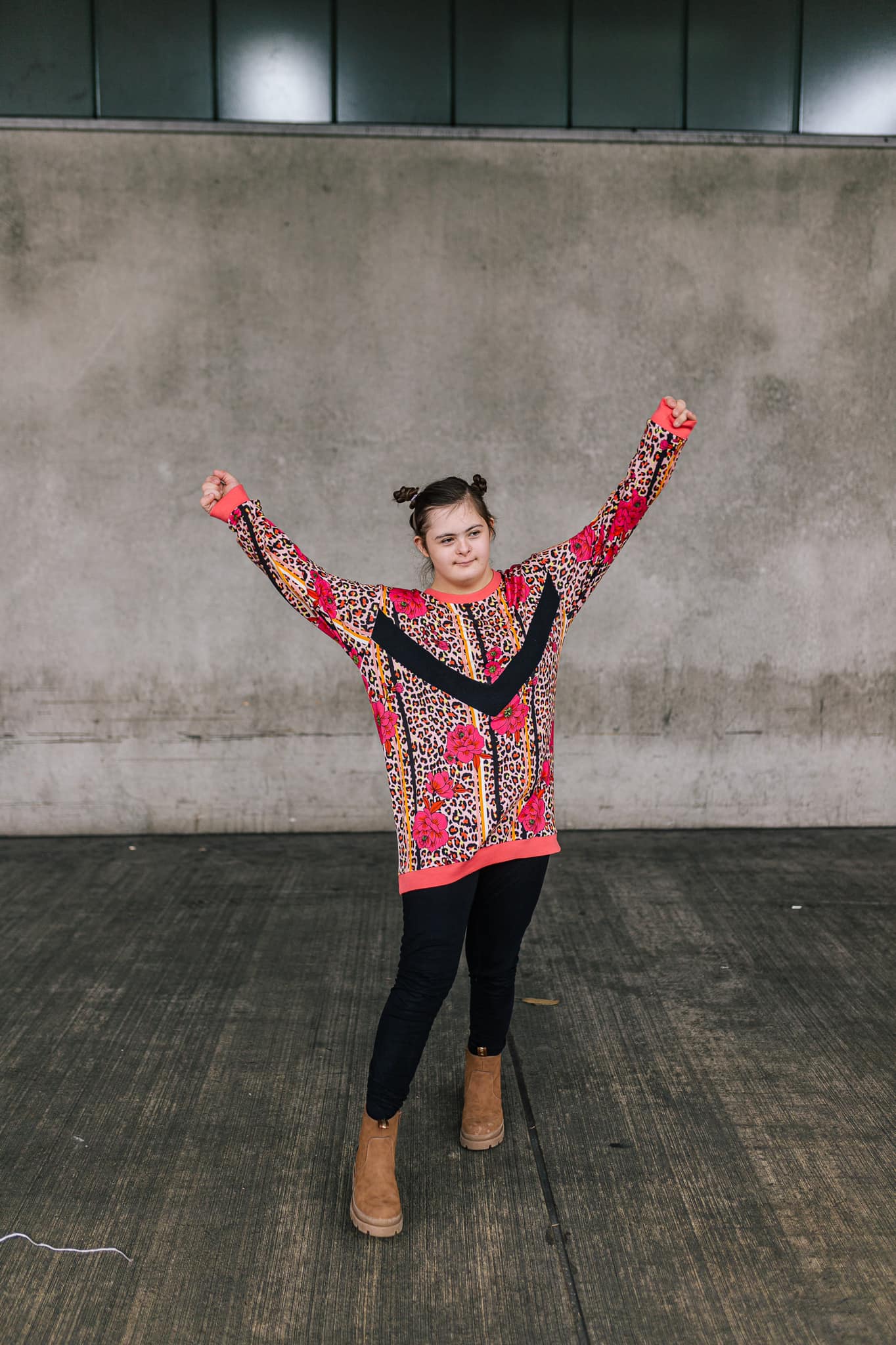 Organic fabric  -  LeoFlower yellow