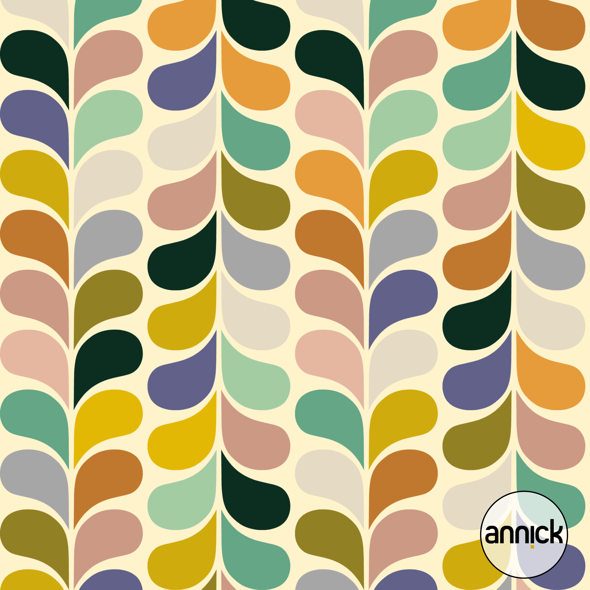 Bio Webware Stoff - Fin Drops Light - Annick, bunt, Geometrische Muster, 100% Bio-Baumwolle Bio Webware Stoff - Fin Drops Light - Annick, bunt, Geometrische Muster, 100% Bio-Baumwolle