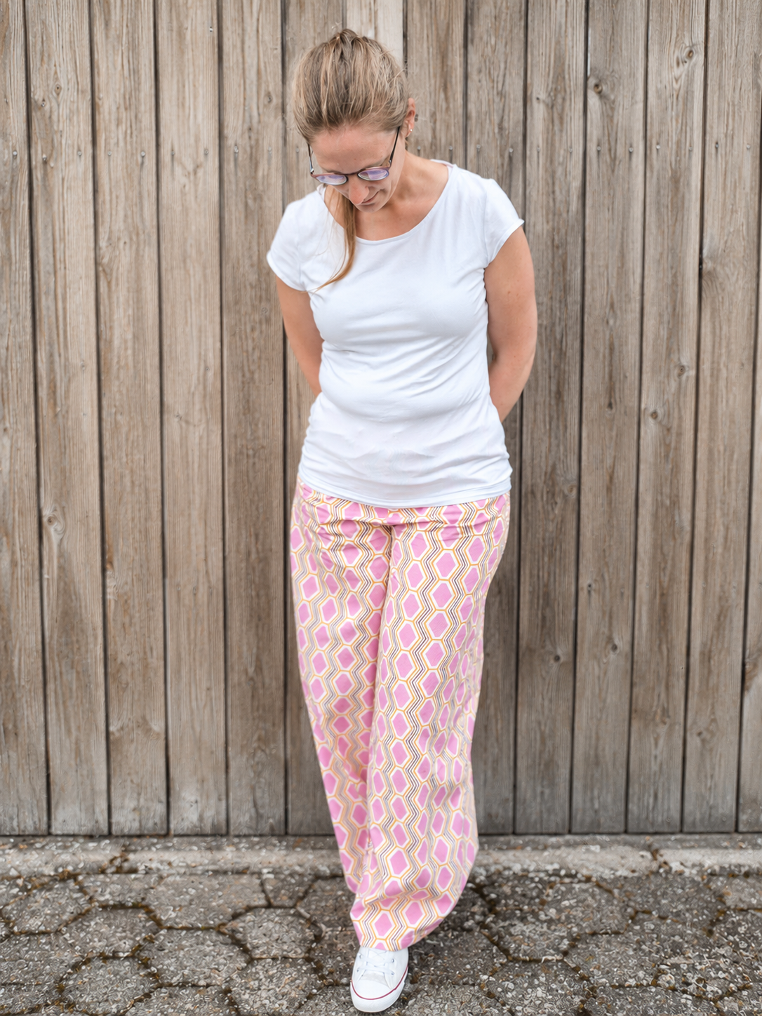 Organic fabric - Ekke pink