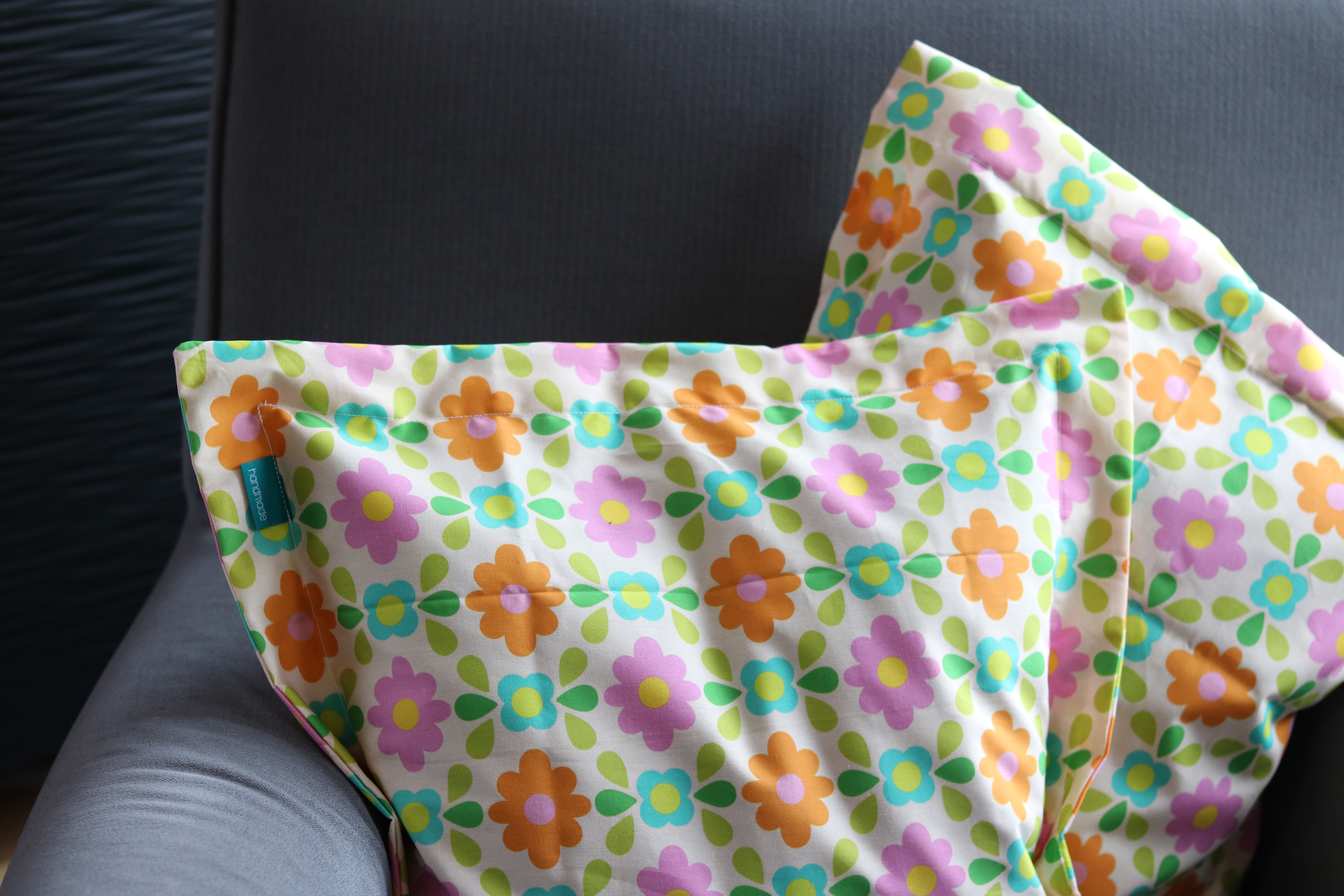 Organic Fabric - Floretta yellow