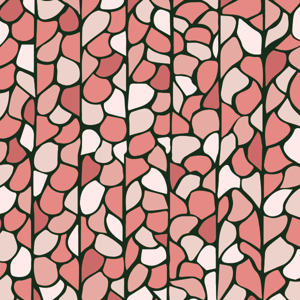 Bio Stoff  - Blütenregen rosa