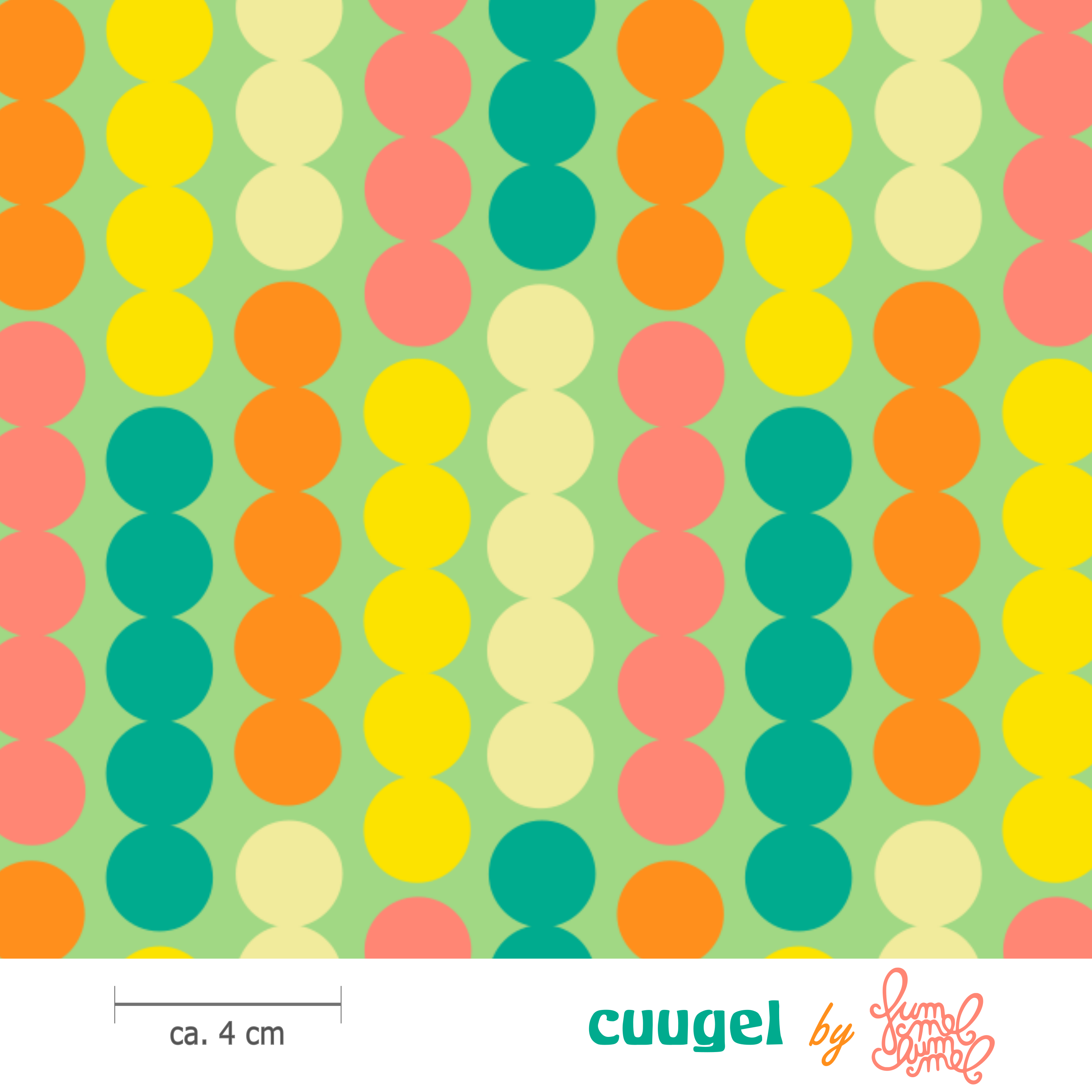 Bio Stoff - Cuugel Mint von Fummelhummel in mint