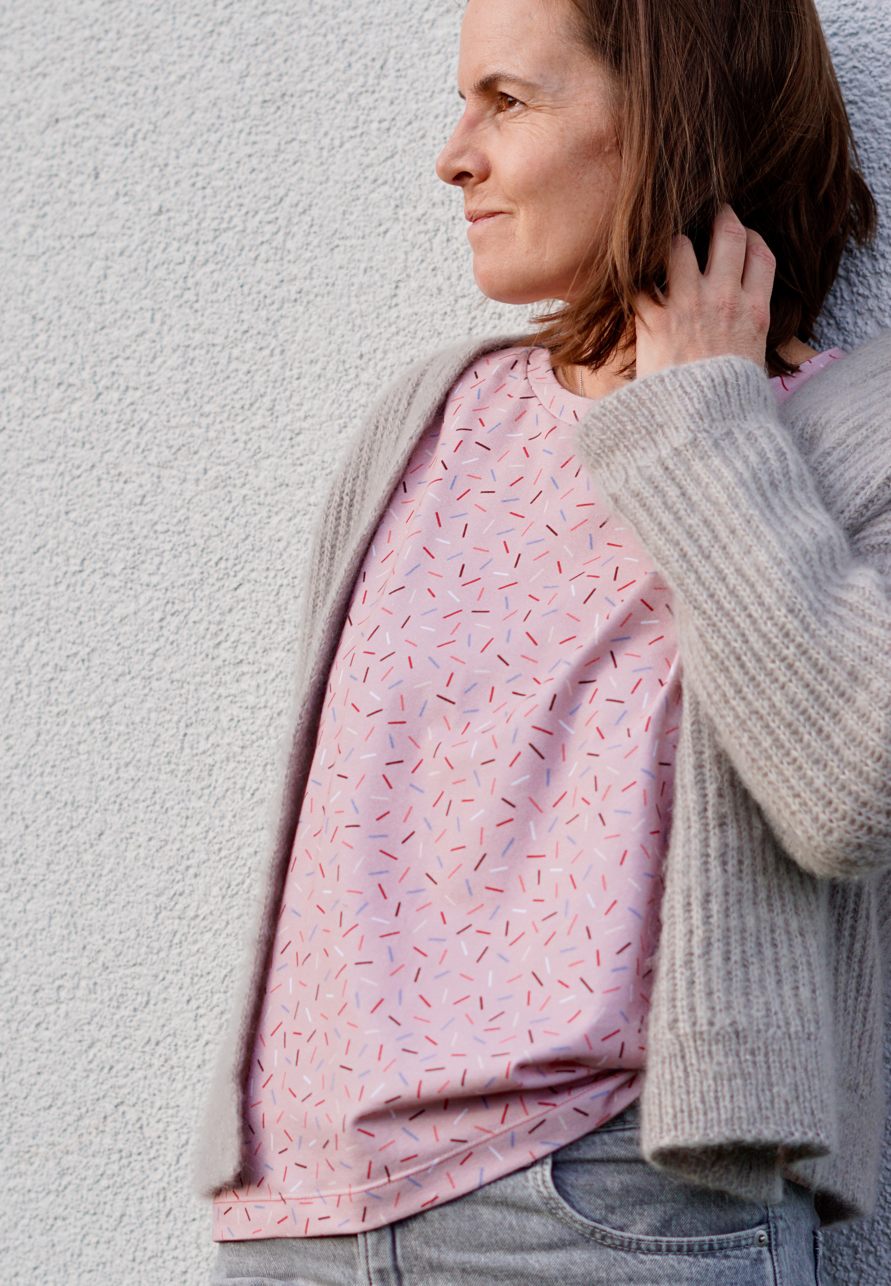 Bio Stoff - Bunte Zuckerstreusel hellgrün, groß