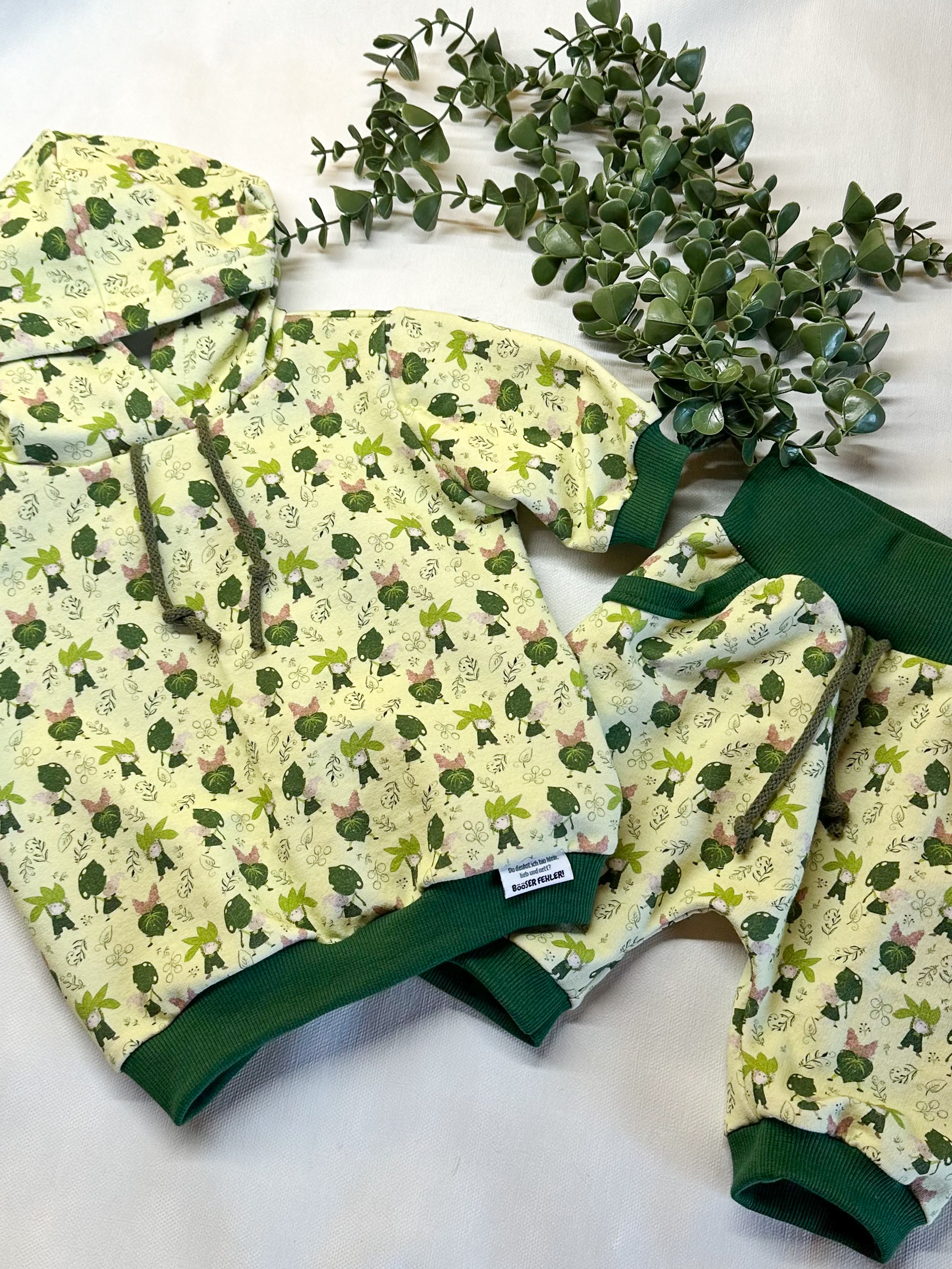 Bio Stoff  -  Botanical Fairytale beige, klein