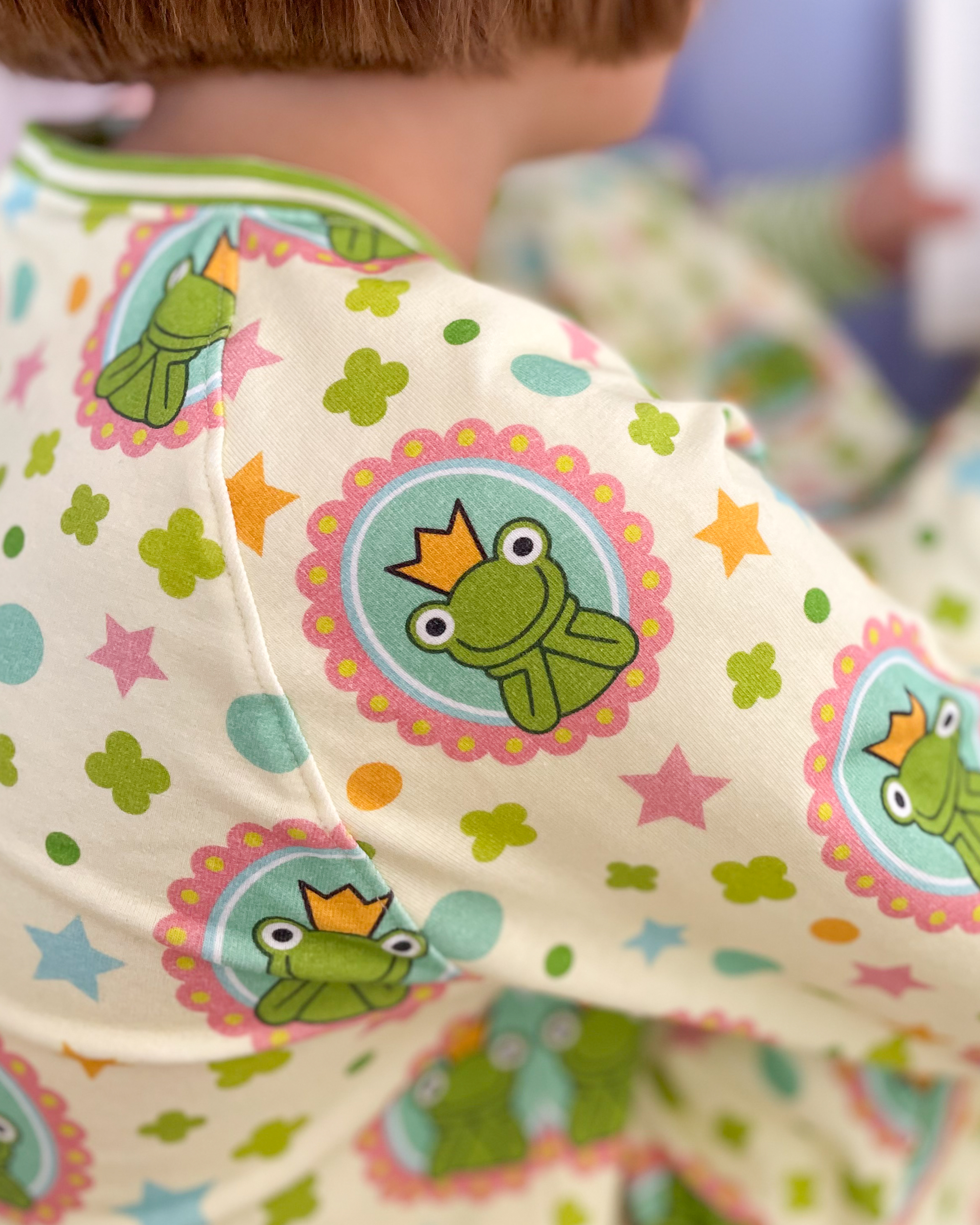 Organic fabric - Kissmi colorful