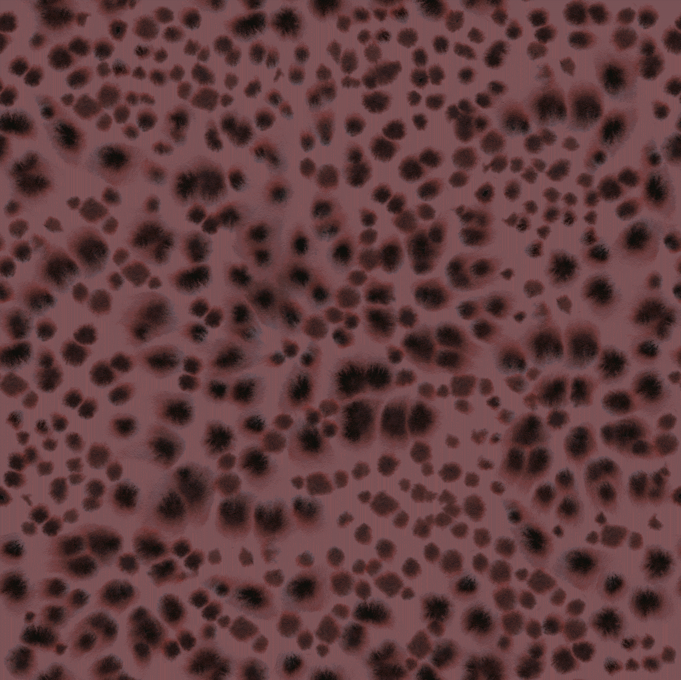 Bio Stoff - Abstract Leo Damson X L von Kristin Tessen in beere