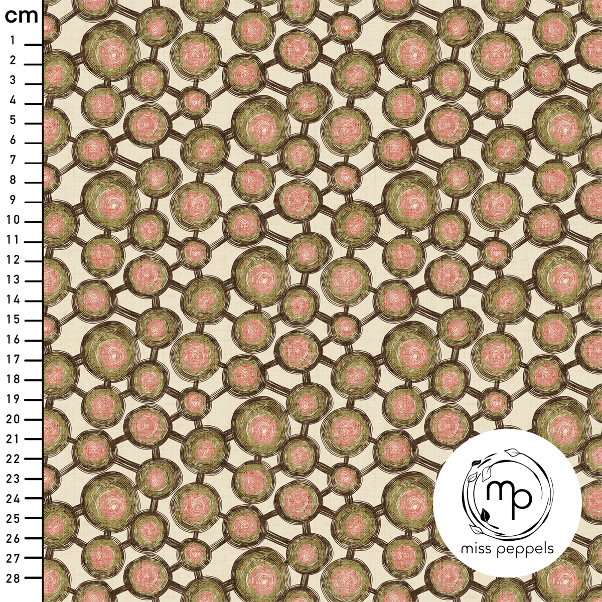 Bio Stoff - Bommel klein, lachs